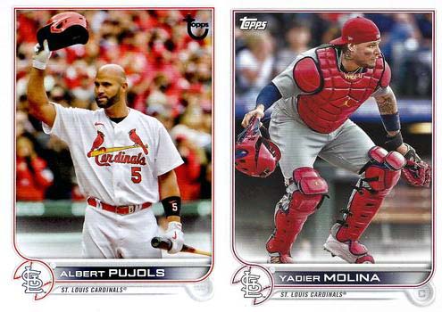 Authentic St Louis Cardinals Yadier Molina / Albert Pujols Card